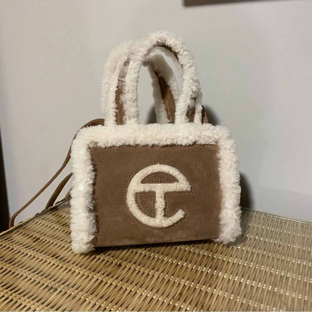 UGG x Telfar small shopper chestnut